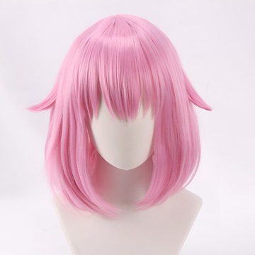 Cosplay Otori Emu peruka do kobiety różowa krótka