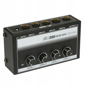 MH400 Ultra Low-Noise 4-Channel Line Mixer Mini Au