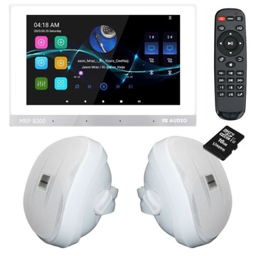 P2 AUDIO RADIO INTERNETOWE PODTYNKOWE Z BLUETOOTH SD + 2 GŁOŚNIKI 40W