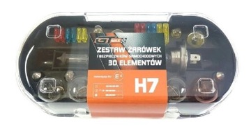 GTMAX Zestaw żarówek samochodowych H7