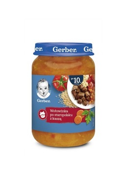Gerber Wołowinka po staropolsku z kaszą dla niemow