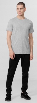 Koszulka Męska T-Shirt 4F XXL 100% Bawełna Szara Sportowa Uniwersalna