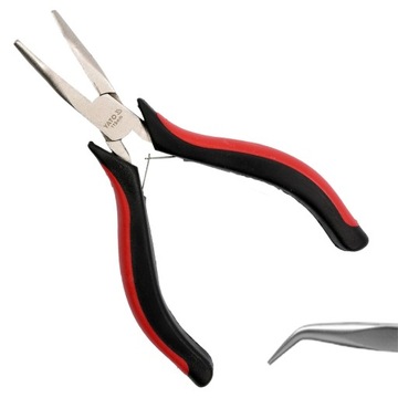 Szczypce wydłużone wygięte mini 115 mm YATO YT-2084