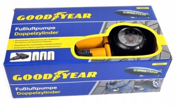 GOODYEAR ДВУХПОРШНЕВОЙ АВТОМОБИЛЬНЫЙ НОЖНОЙ НАСОС, ПРОЧНЫЙ