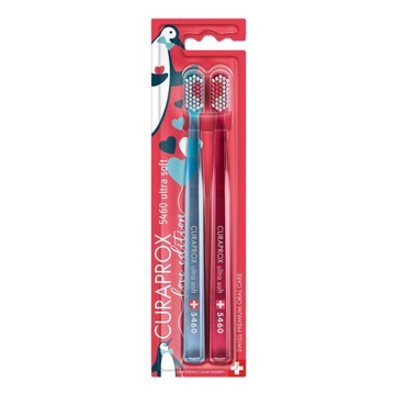 Szczoteczki Curaprox CS 5460 LOVE limitowane 2szt Lucas Guidetti