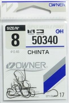 Haczyki Owner nr 8 CHINTA 50340
