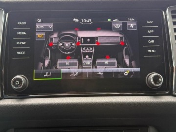 Skoda Kodiaq I SUV Facelifting 2.0 TDI SCR 200KM 2022 Skoda Kodiaq 2.0TDI 200KM DSG SKORA 4X4 MATRIX HAK Kamera NiskiPrzebieg AS, zdjęcie 33