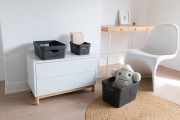 Контейнер ажурный CURVER Infinity темно-серый 1,4л