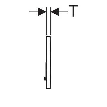 Кнопка смыва унитаза Geberit Sigma01, серебристая 115770JQ5