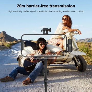 БЕСПРОВОДНОЙ петличный микрофон для iPhone iOS