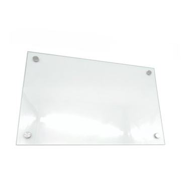 Panel szklany Optiwhite 40x70 + CHROMOWE mocowania