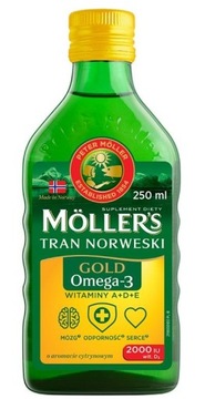 Mollers Gold Tran Norweski płyn 250 ml