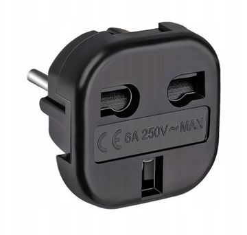Adapter przejściówka UK/EU Angielska wtyczka na PL