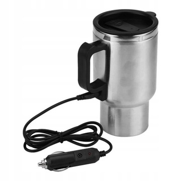 АВТОМОБИЛЬНАЯ ТЕРМОКРУЖКА С ПОДОГРЕВОМ 450МЛ