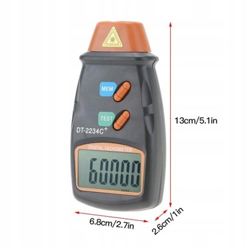Цифровой тахометр, счетчик оборотов в минуту
