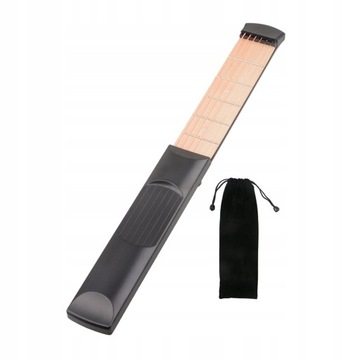 Мини-карманная акустическая гитара с 6 ладами.