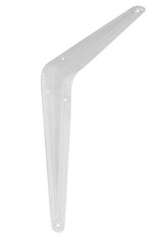 KĄTOWNIK WSPORNIK POD PÓŁKĘ PÓŁKI 200x250 mm BIAŁY