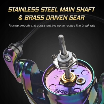 Рыболовная катушка с красочной катушкой