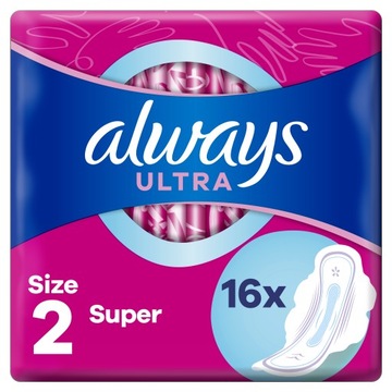 Always Ultra Super Duo Podpaski ze skrzydełkami