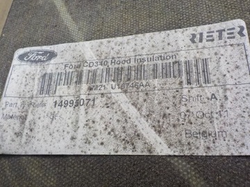 FORD S-MAX I MK1 FACELIFT 2.2 TDCI 11R TLUMENÍ KAPOTY AM21U16746AA