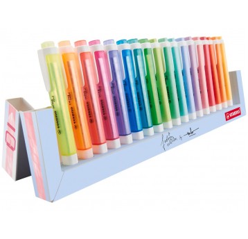 Zakreślacz STABILO SWING COOL PASTEL (18 sztuk)