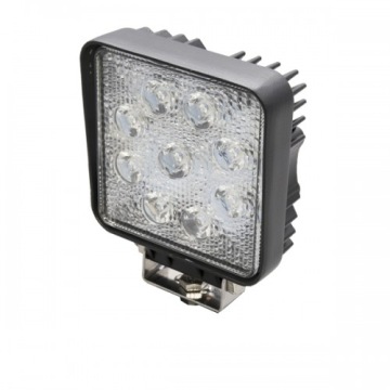 Светодиодная рабочая лампа 27W 12V 24V 2100Lm 9-LED трактор
