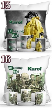 ZESTAW BREAKING BAD KUBEK + PODUSZKA