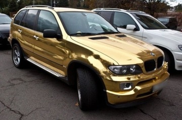 ЗОЛОТО ХРОМНОЕ ЗЕРКАЛО ХРОМИРОВАННАЯ ФОЛЬГА 50x152см