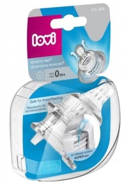 LOVI Smoczek do Butelek Supervent Mini 0m+ 2szt.