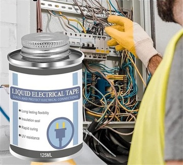 ЖИДКАЯ ИЗОЛЯЦИОННАЯ ЛЕНТА Черная 125 мл ЖИДКАЯ ЭЛЕКТРИЧЕСКАЯ ЩЕТКА БАНКА