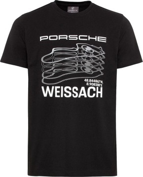 T-SHIRT MĘSKI PORSCHE, KOLEKCJA ESSENTIAL - ROZ. L