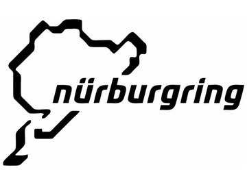 Naklejka na samochód auto Nurburgring Tuning 25cm