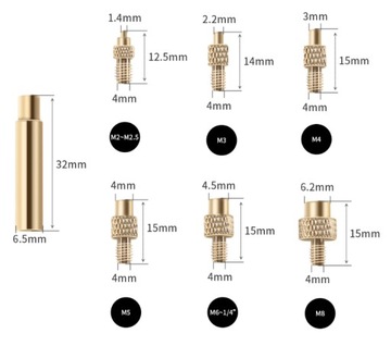 СОВЕТЫ ПО КРЕПЛЕНИЮ РЕЗЬБОВЫХ ВСТАВОК M2 M3 M4 M5 M6 M8