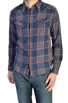 МУЖСКАЯ РУБАШКА WRANGLER PURPLE PENNANT S