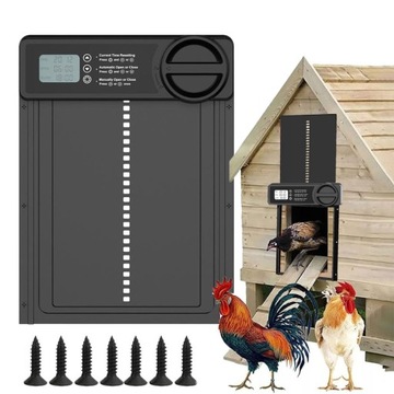 Автоматические двери в курятник с таймером