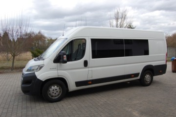Fiat Ducato IV Furgon 2.3 MultiJet  130KM 2019 Fiat Ducato 2.3D VIP 9-Osobowy Długi z paką Salon Polska Klima, zdjęcie 2