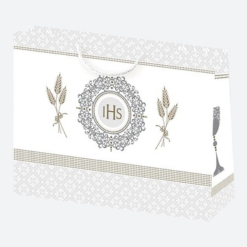 Декоративная сумка Причастие пшеничная 38х29х10см