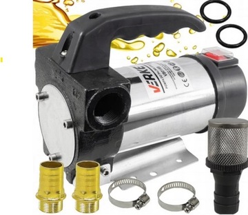 POMPA DO PALIWA OLEJU NAPĘDOWEGO OPAŁOWEGO POMPKA ON DIESEL CPN ZESTAW 230V