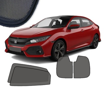 ZASŁONKI DEDYKOWANE Honda Civic X Hatchback 2015-