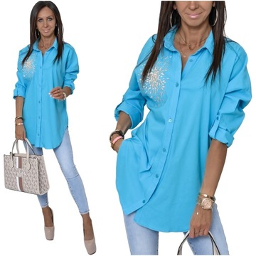 ŚLICZNIE ZDOBIONA KOSZULA OVERSIZE ELIT! WZ.3 XL
