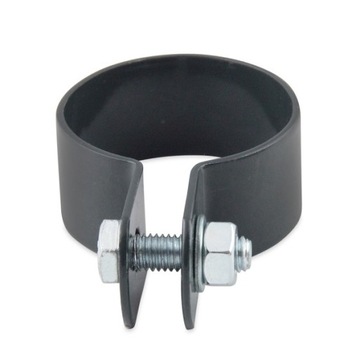 OBEJMA OKRĄGŁA FI 38 MM GRAFIT ANTRACYT RAL 7016 KOMPLET
