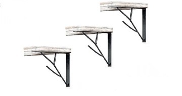 Półka na książki przyprawy resoraki-płyta laminowana 30x20, 3 kolory salon