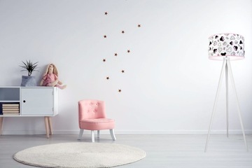 СВЕТИЛЬНИК-ШТАТИВ ЛОФТ ДЕТСКИЙ АБАРИТ С УЗОРОМ LED