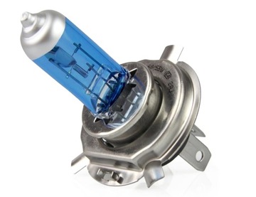 H4 SUPER WHITE 12V 60/55W światła mijania długie