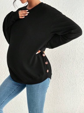 SHEIN Bluza ciążowa na ramiączkach z guzikami z boku XXL