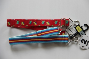 next 2 x pasek gumowany regulacja 1-2 lata /92 cm