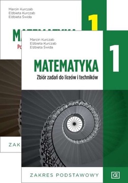 MATEMATYKA 1 PODRĘCZNIK + ZBIÓR ZADAŃ ZP PAZDRO