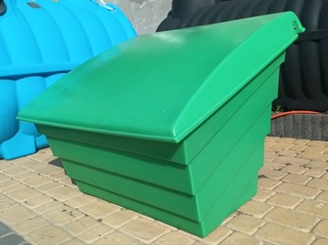 POJEMNIK skrzynia piasek piach sól drogową sorbent 150L PPM 150 litrów ZIEL
