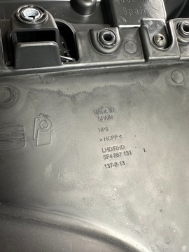 ОБИВКА ДВЕРИ СЛЕВА СПЕРЕДИ, SEAT LEON III 5F