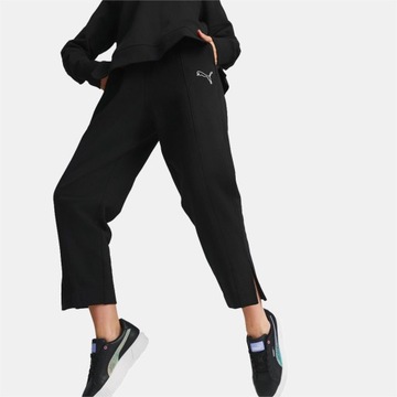 Y4234 Puma High-Waist Women's Track Pants SPODNIE DRESOWE DRESY PUMA M